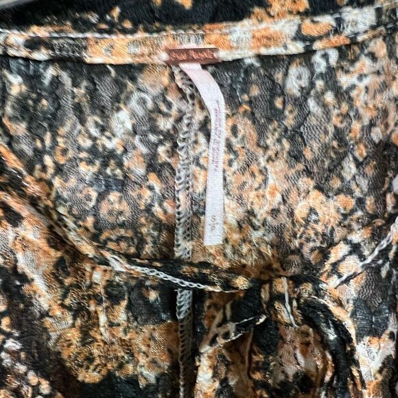 Free People Out For The Night Top in Snake Combo Size S - Picture 7 of 12